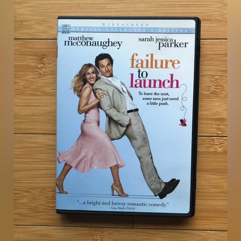 4 for $20. Failure to Launch. Open stock DVD